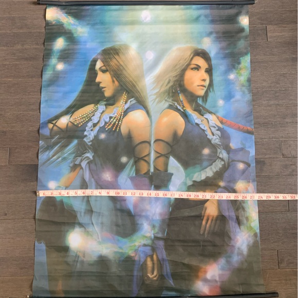 Final Fantasy X-2 Cloth Poster: Yuna and Lenne - Picture 4 of 9